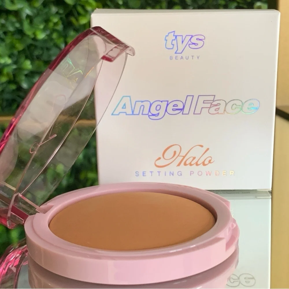 TYS Beauty HALO Angel Face Setting Powder | NEW | Sheer Tan | Skincare Infused